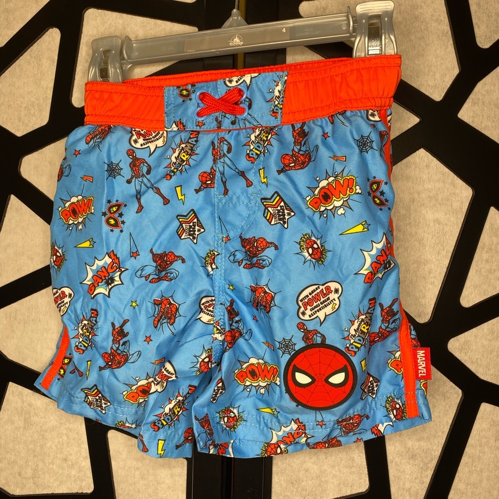 Boys size 4 Spider-Man trunks